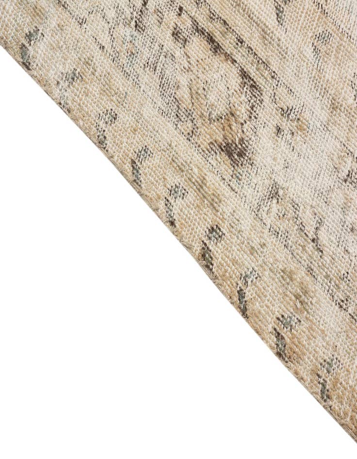 Detail image of  6' 8 x 11' 6  Hand Knotted Ultra Vintage Persian Wool Rug