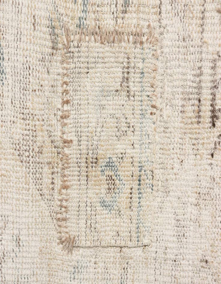 Detail image of  6' 8 x 11' 6  Hand Knotted Ultra Vintage Persian Wool Rug