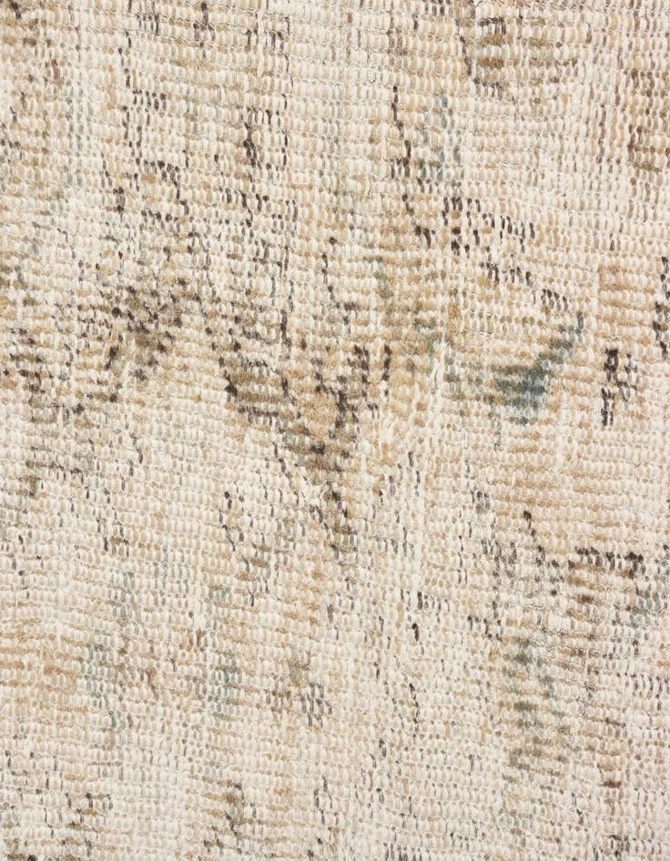 Detail image of  6' 8 x 11' 6  Hand Knotted Ultra Vintage Persian Wool Rug