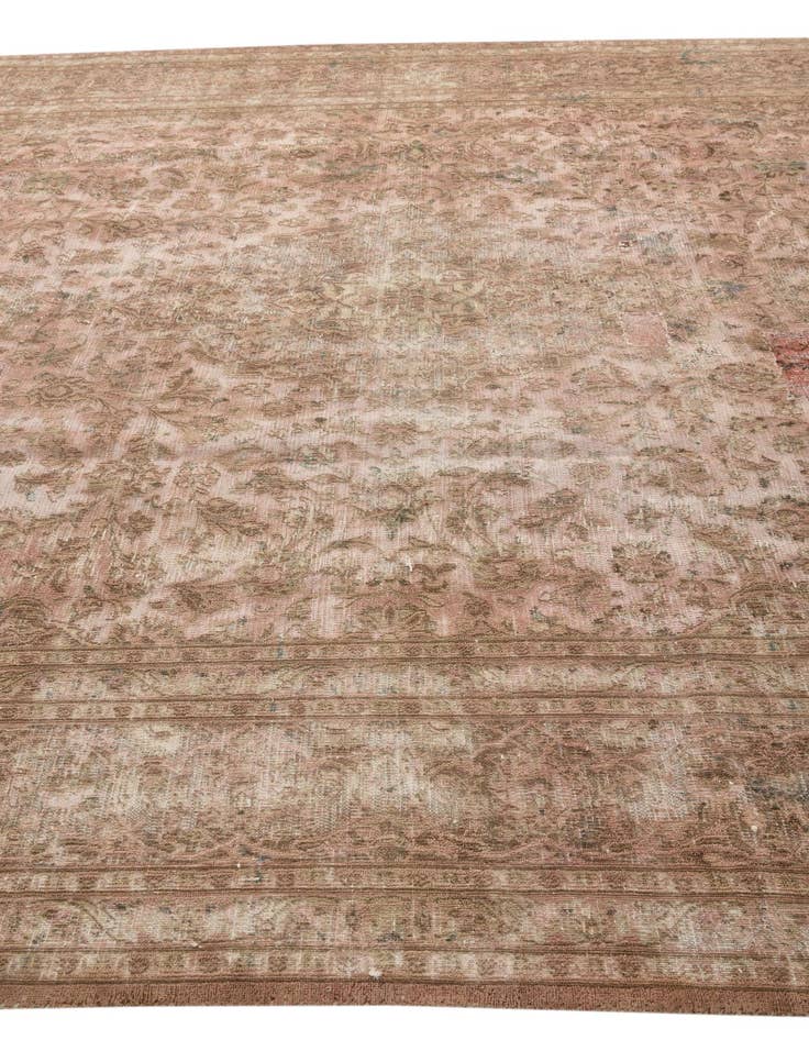 Detail image of  9' 7 x 12' 7  Hand Knotted Ultra Vintage Persian Wool Rug