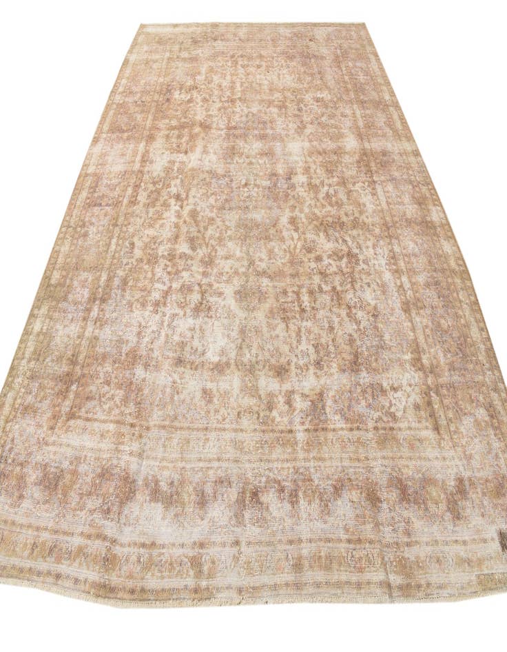 Detail image of  9' 7 x 12' 8  Hand Knotted Ultra Vintage Persian Wool Rug