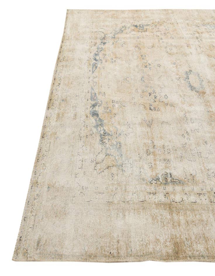 Detail image of  8' 10 x 12' 5  Hand Knotted Ultra Vintage Persian Wool Rug