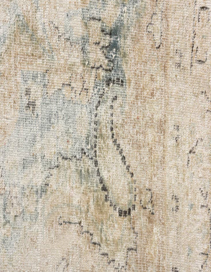 Detail image of  8' 10 x 12' 5  Hand Knotted Ultra Vintage Persian Wool Rug