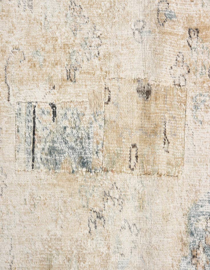 Detail image of  8' 10 x 12' 5  Hand Knotted Ultra Vintage Persian Wool Rug