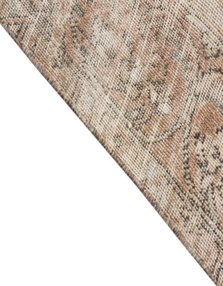 Detail image of  4' 10 x 8'  Hand Knotted Ultra Vintage Persian Wool Rug