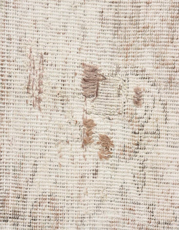 Detail image of  4' 10 x 8'  Hand Knotted Ultra Vintage Persian Wool Rug