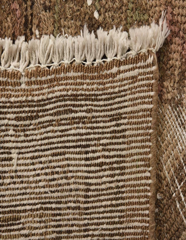 Detail image of  6' 10 x 9' 7  Hand Knotted Ultra Vintage Persian Wool Rug