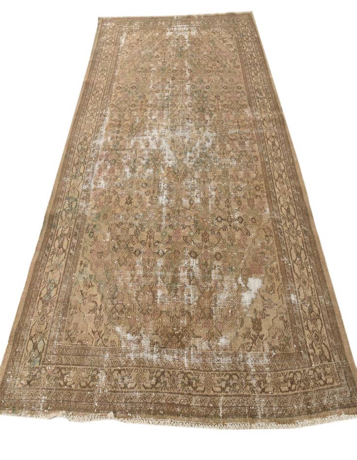 Detail image of  6' 10 x 9' 7  Hand Knotted Ultra Vintage Persian Wool Rug