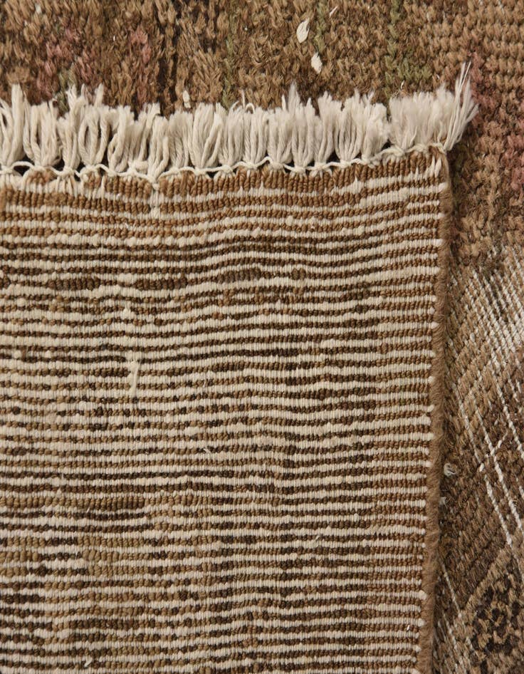 Detail image of  6' 10 x 9' 7  Hand Knotted Ultra Vintage Persian Wool Rug