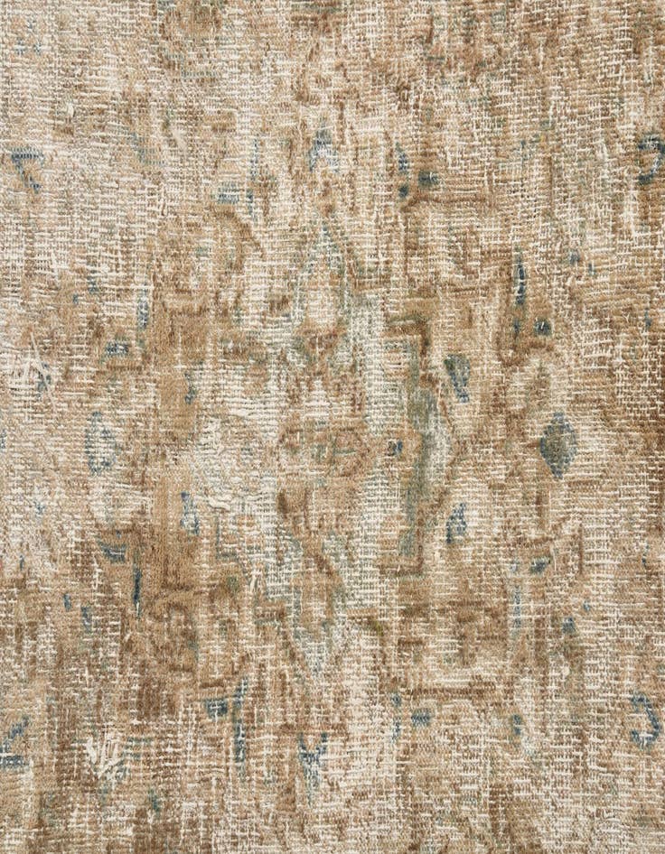 Detail image of  9' 4 x 12' 6  Hand Knotted Ultra Vintage Persian Wool Rug