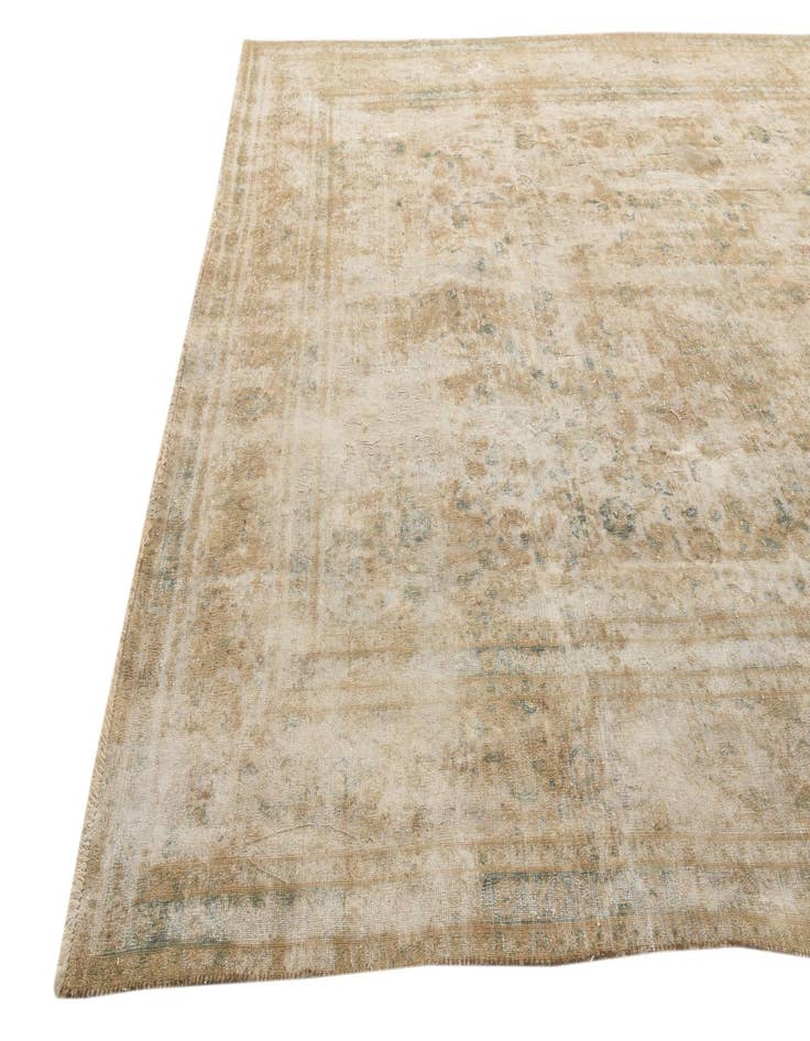 Detail image of  9' 7 x 12' 6  Hand Knotted Ultra Vintage Persian Wool Rug