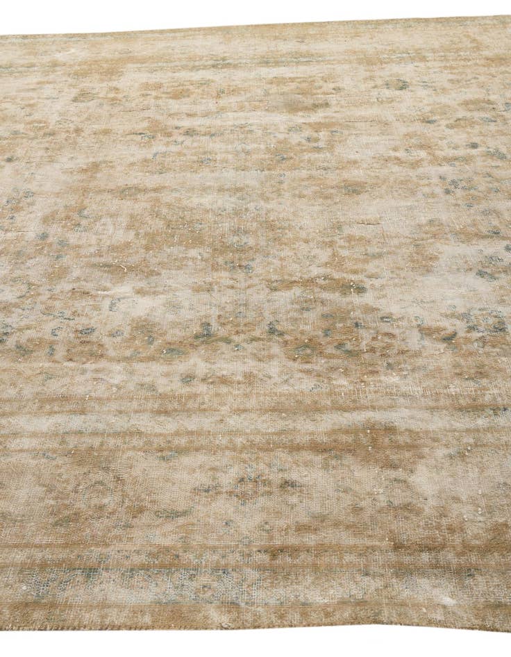 Detail image of  9' 7 x 12' 6  Hand Knotted Ultra Vintage Persian Wool Rug