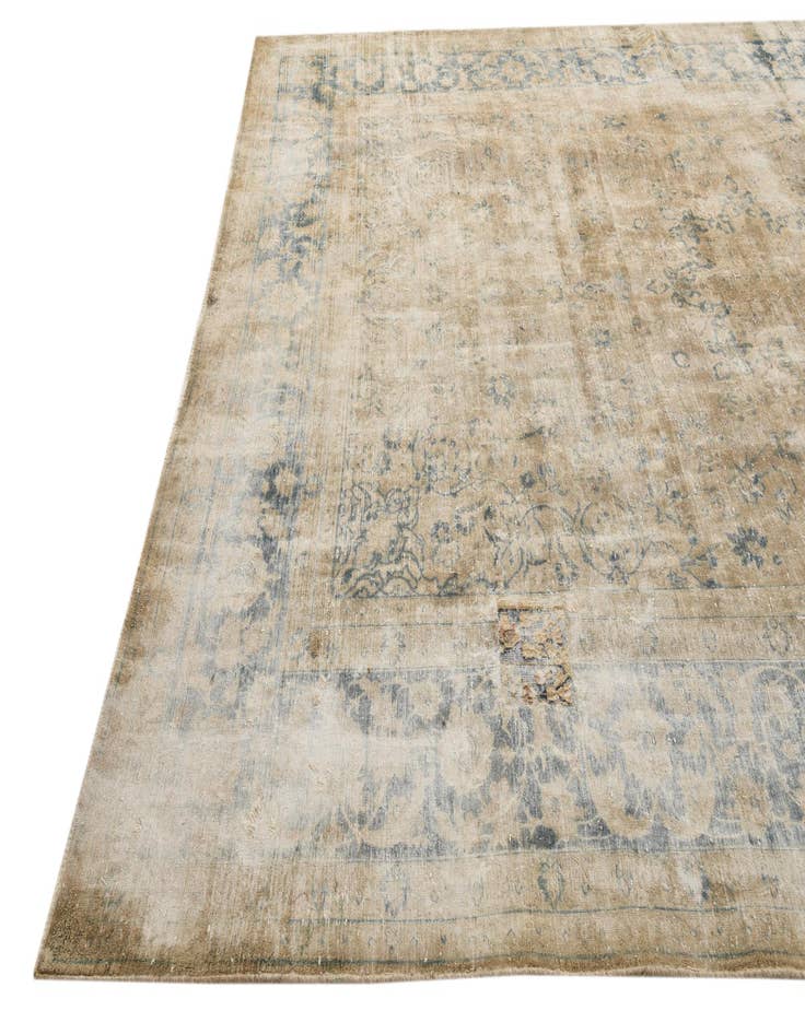 Detail image of  9' 7 x 13' 2  Hand Knotted Ultra Vintage Persian Wool Rug