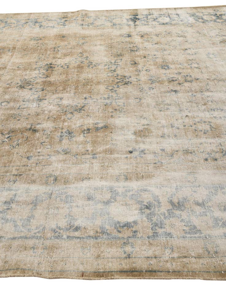 Detail image of  9' 7 x 13' 2  Hand Knotted Ultra Vintage Persian Wool Rug