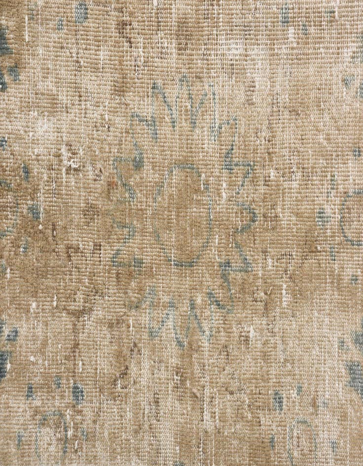 Detail image of  9' 7 x 13' 2  Hand Knotted Ultra Vintage Persian Wool Rug