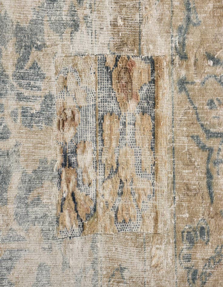 Detail image of  9' 7 x 13' 2  Hand Knotted Ultra Vintage Persian Wool Rug