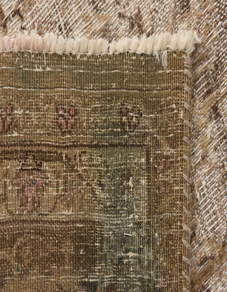 Detail image of  9' 7 x 12' 3  Hand Knotted Ultra Vintage Persian Wool Rug