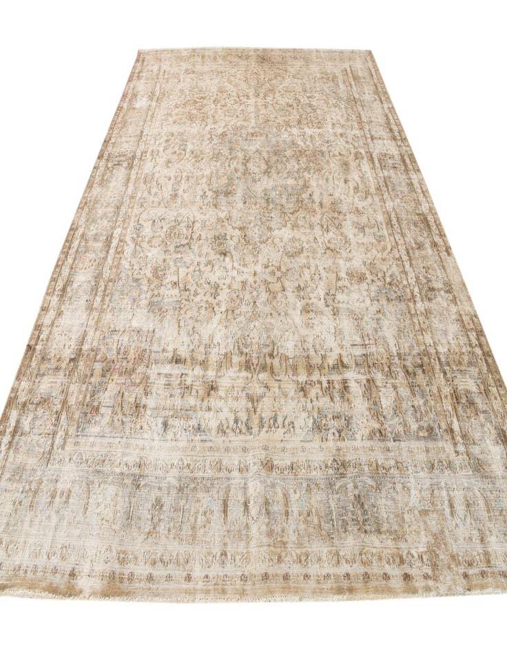 Detail image of  9' 7 x 12' 3  Hand Knotted Ultra Vintage Persian Wool Rug