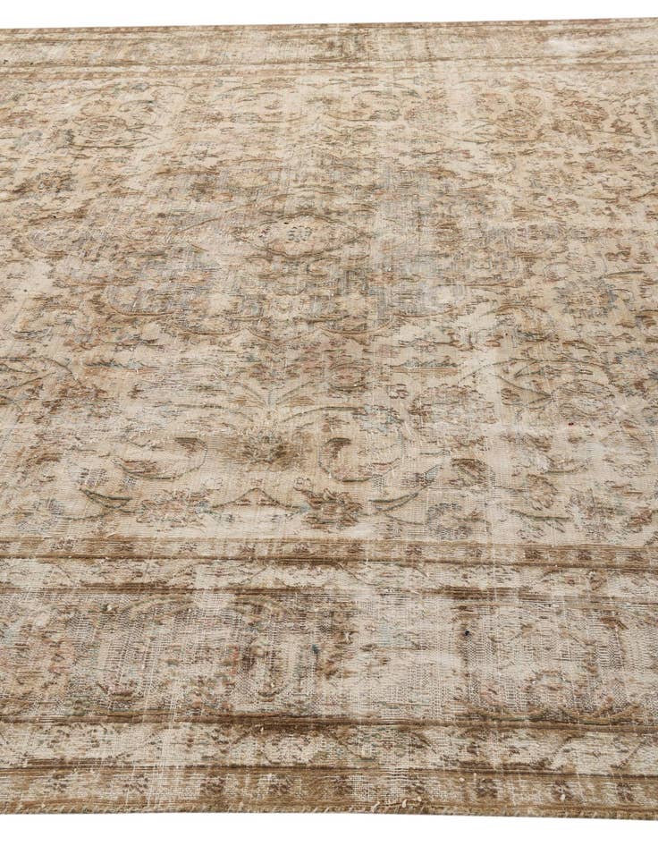 Detail image of  9' 7 x 12' 3  Hand Knotted Ultra Vintage Persian Wool Rug