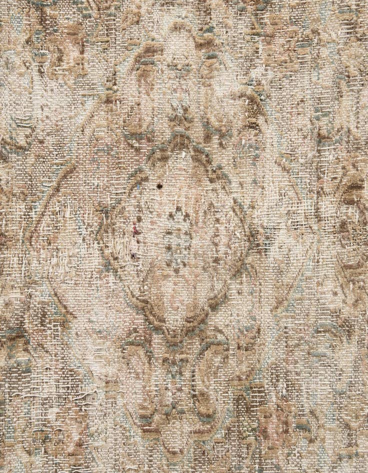 Detail image of  9' 7 x 12' 3  Hand Knotted Ultra Vintage Persian Wool Rug