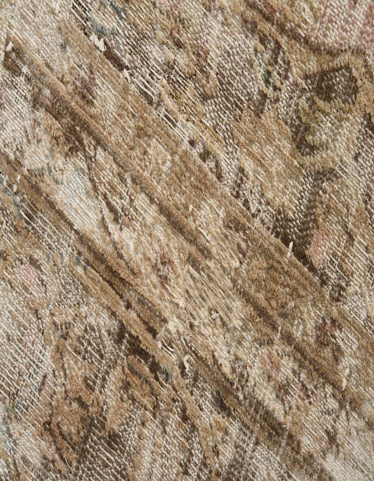 Detail image of  9' 7 x 12' 3  Hand Knotted Ultra Vintage Persian Wool Rug