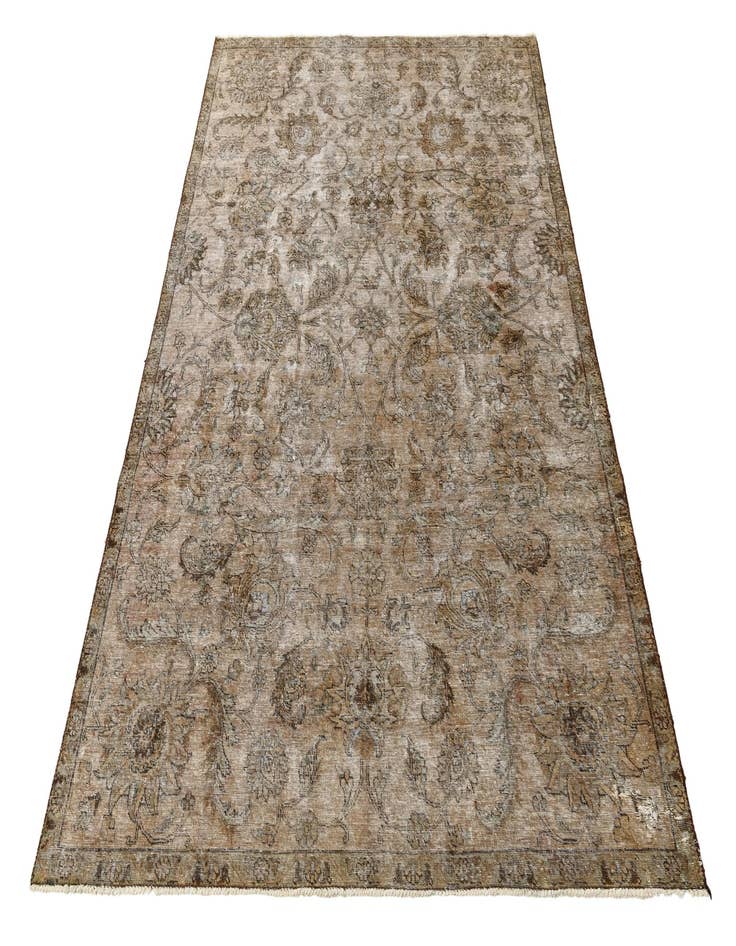 Detail image of  7' 5 x 11'  Hand Knotted Ultra Vintage Persian Wool Rug