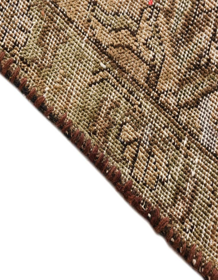 Detail image of  7' 5 x 11'  Hand Knotted Ultra Vintage Persian Wool Rug