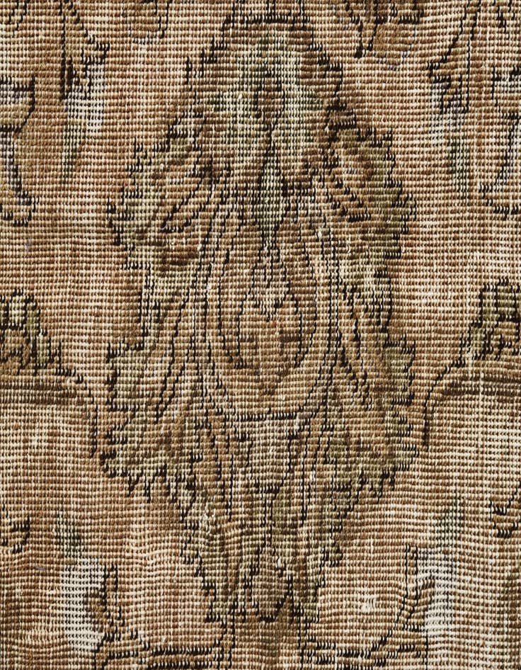 Detail image of  7' 5 x 11'  Hand Knotted Ultra Vintage Persian Wool Rug