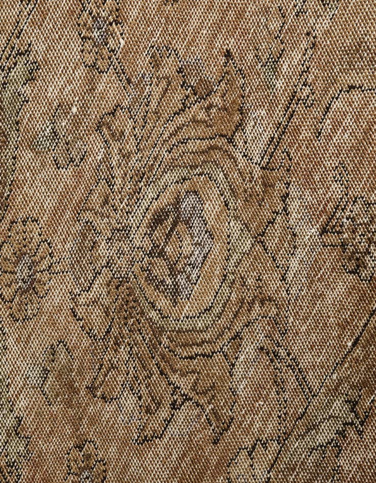 Detail image of  7' 5 x 11'  Hand Knotted Ultra Vintage Persian Wool Rug