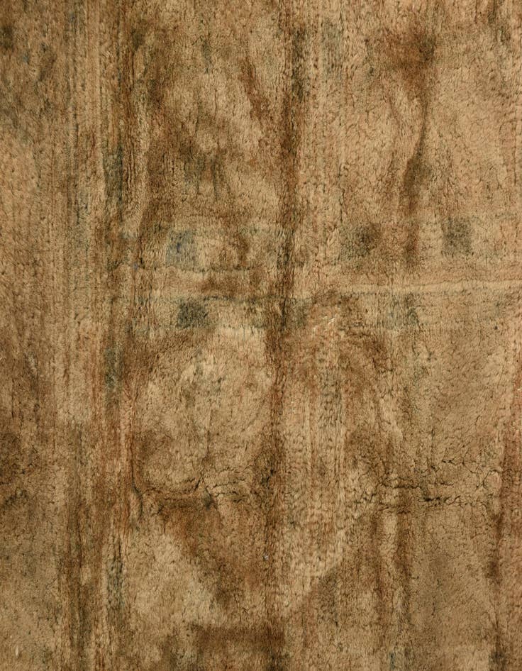 Detail image of  5' 6 x 7' 6  Hand Knotted Ultra Vintage Persian Wool Rug