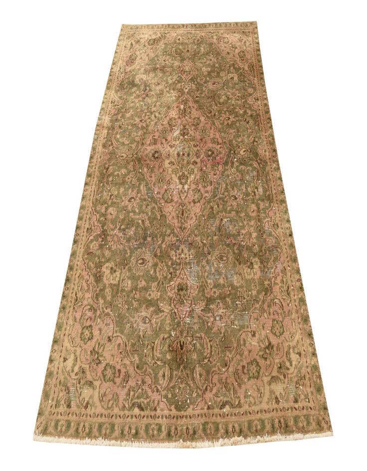 Detail image of  4' 4 x 7' 5  Hand Knotted Ultra Vintage Persian Wool Rug