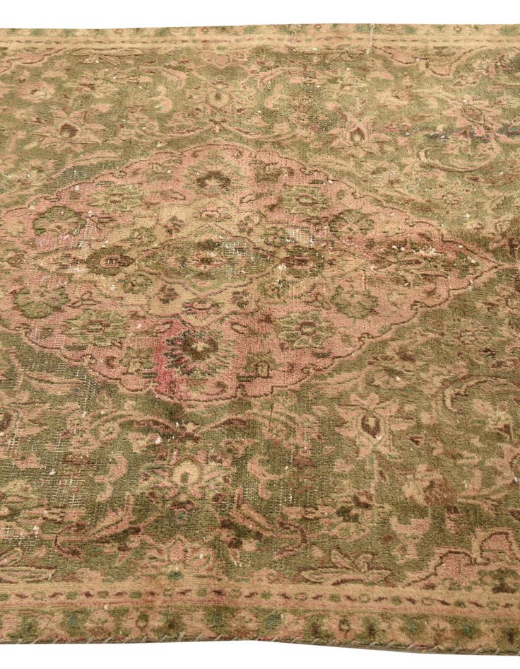 Detail image of  4' 4 x 7' 5  Hand Knotted Ultra Vintage Persian Wool Rug
