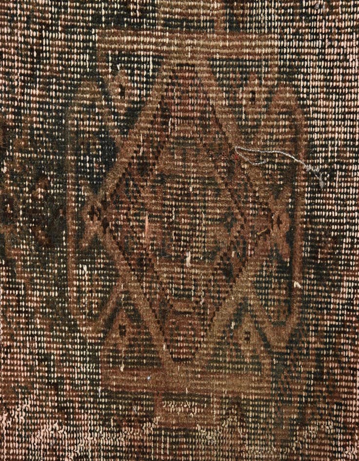 Detail image of  5' 9 x 8' 2  Hand Knotted Ultra Vintage Persian Wool Rug