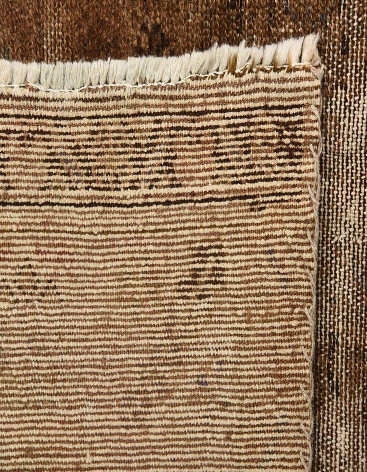 Detail image of  5' 1 x 8'  Hand Knotted Ultra Vintage Persian Wool Rug