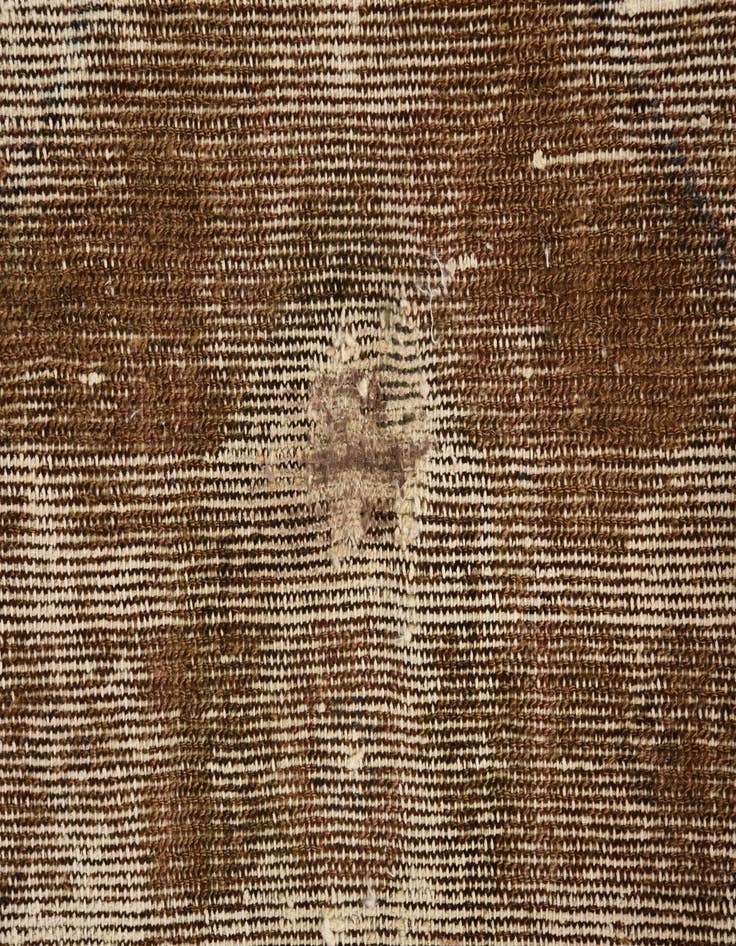 Detail image of  5' 1 x 8'  Hand Knotted Ultra Vintage Persian Wool Rug