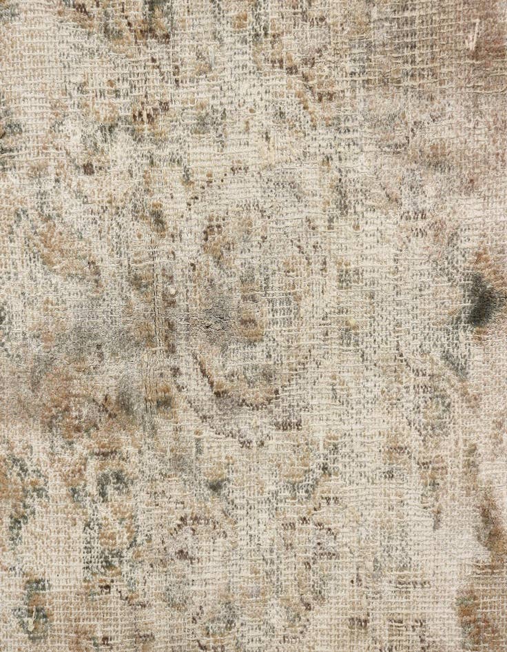 Detail image of  3' 7 x 6' 5  Hand Knotted Ultra Vintage Persian Wool Rug