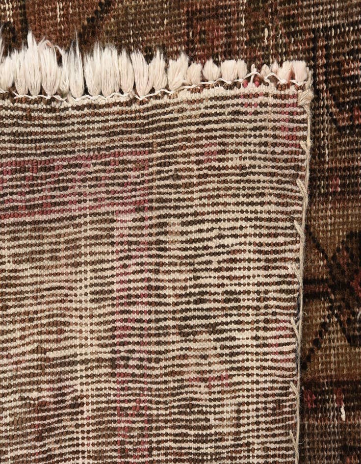 Detail image of  4' x 5' 9  Hand Knotted Ultra Vintage Persian Wool Rug