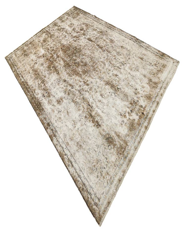 Detail image of  7' 1 x 10' 4  Hand Knotted Ultra Vintage Persian Wool Rug