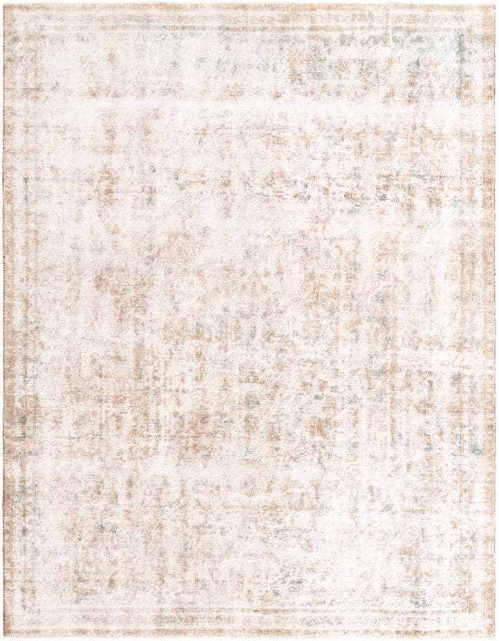  6' 10 x 11'  Hand Knotted Ultra Vintage Persian W...