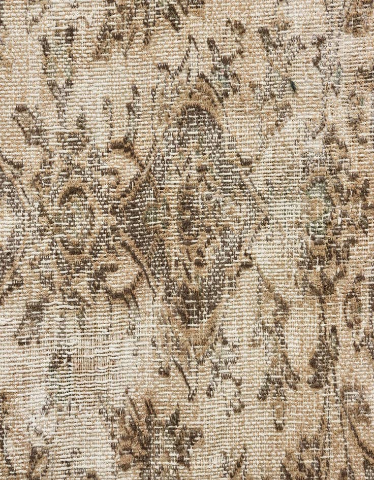 Detail image of  8' x 11'  Hand Knotted Ultra Vintage Persian Wool Rug