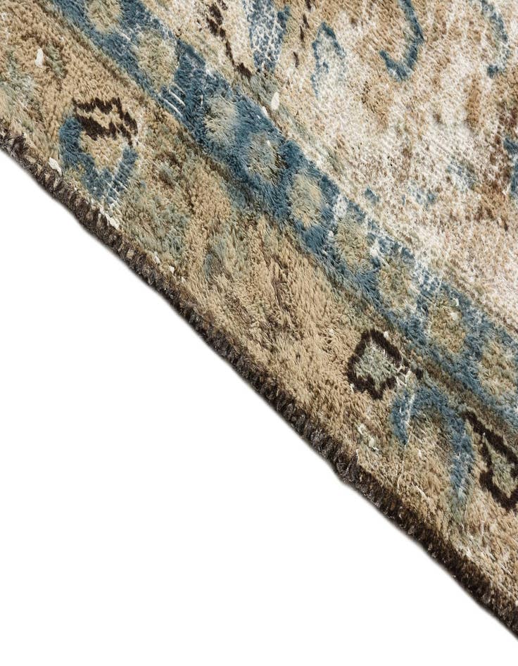 Detail image of  7' x 10' 2  Hand Knotted Ultra Vintage Persian Wool Rug