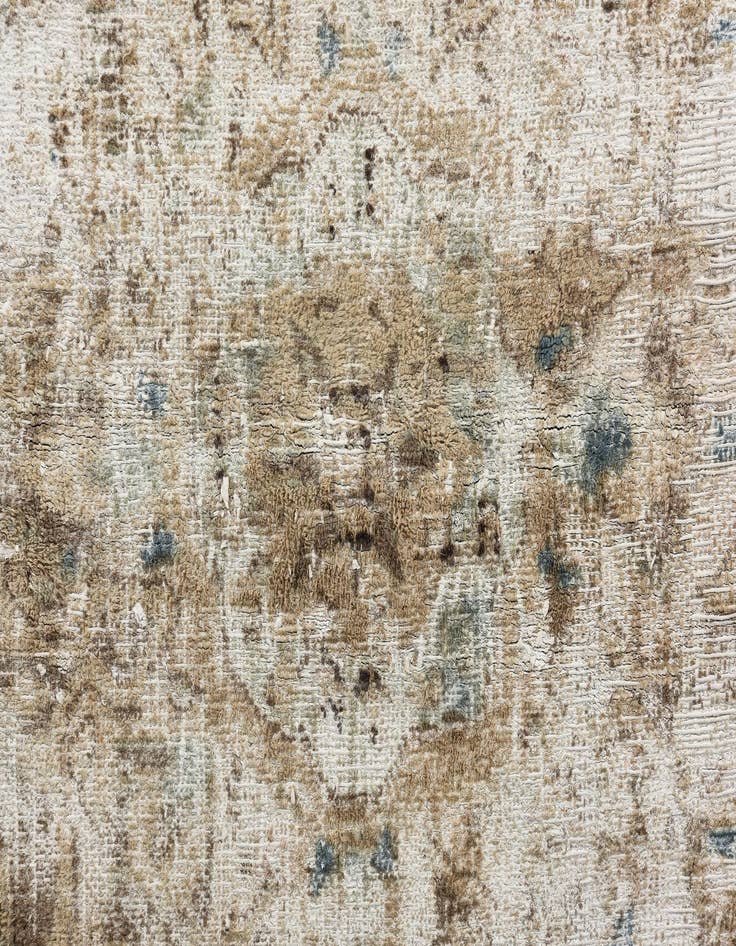 Detail image of  7' x 10' 2  Hand Knotted Ultra Vintage Persian Wool Rug