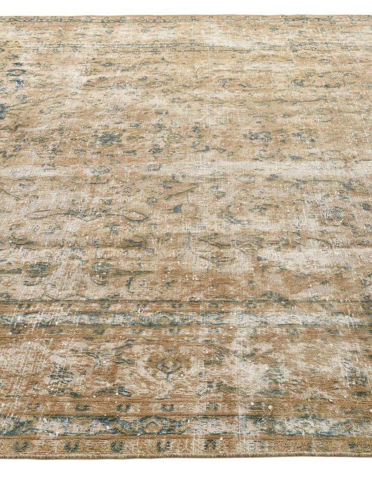 Detail image of  9' 3 x 12' 3  Hand Knotted Ultra Vintage Persian Wool Rug