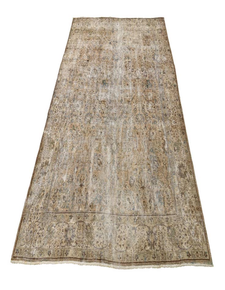 Detail image of  9' 9 x 12' 6  Hand Knotted Ultra Vintage Persian Wool Rug