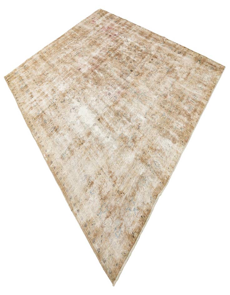 Detail image of  9' 5 x 11' 5  Hand Knotted Ultra Vintage Persian Wool Rug