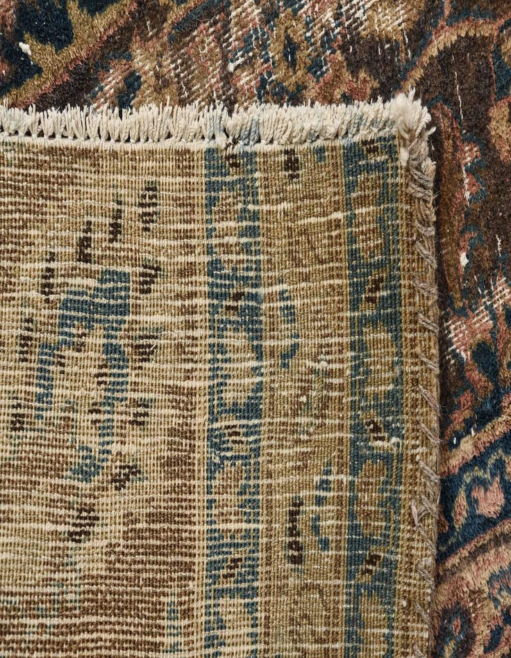 Detail image of  9' 4 x 11' 6  Hand Knotted Ultra Vintage Persian Wool Rug