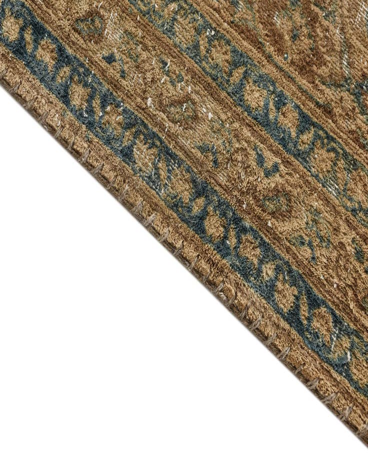 Detail image of  9' 4 x 11' 6  Hand Knotted Ultra Vintage Persian Wool Rug