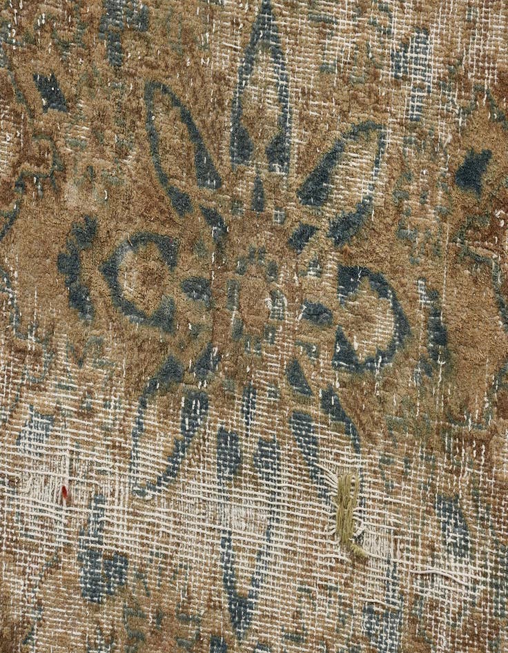 Detail image of  9' 4 x 11' 6  Hand Knotted Ultra Vintage Persian Wool Rug