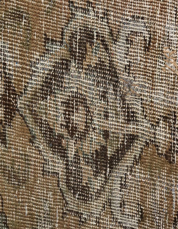 Detail image of  9' 5 x 13'  Hand Knotted Ultra Vintage Persian Wool Rug