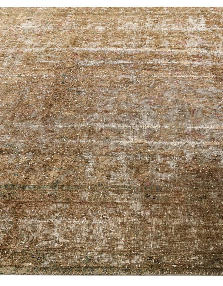 Detail image of  8' 4 x 12' 10  Hand Knotted Ultra Vintage Persian Wool Rug